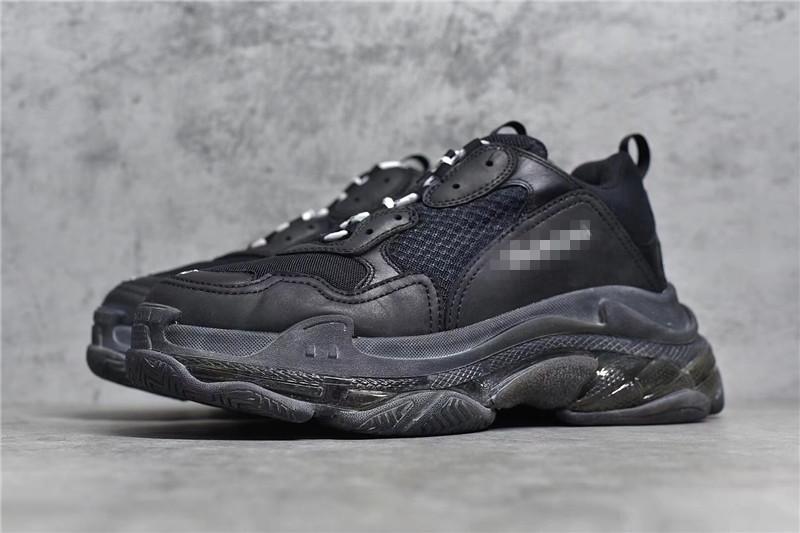 PK God Balencia Paris triple s all black 2019 version newest sole official with retail materials ready to ship